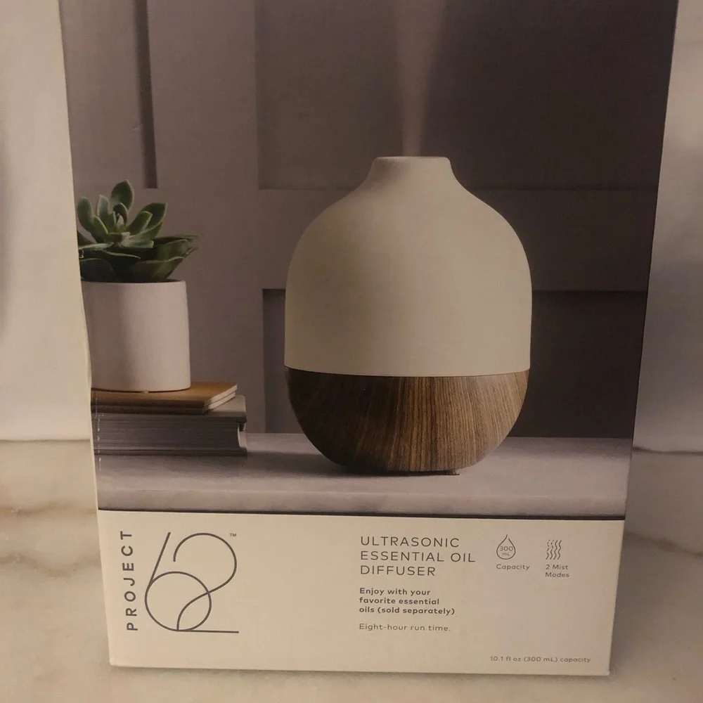 Project 62 Cream and Brown Ultrasonic Diffuser
